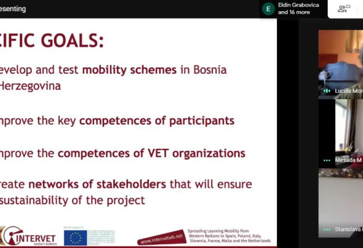 INTERVETWB presentation for vocational/technical schools in Bosnia and Herzegovina