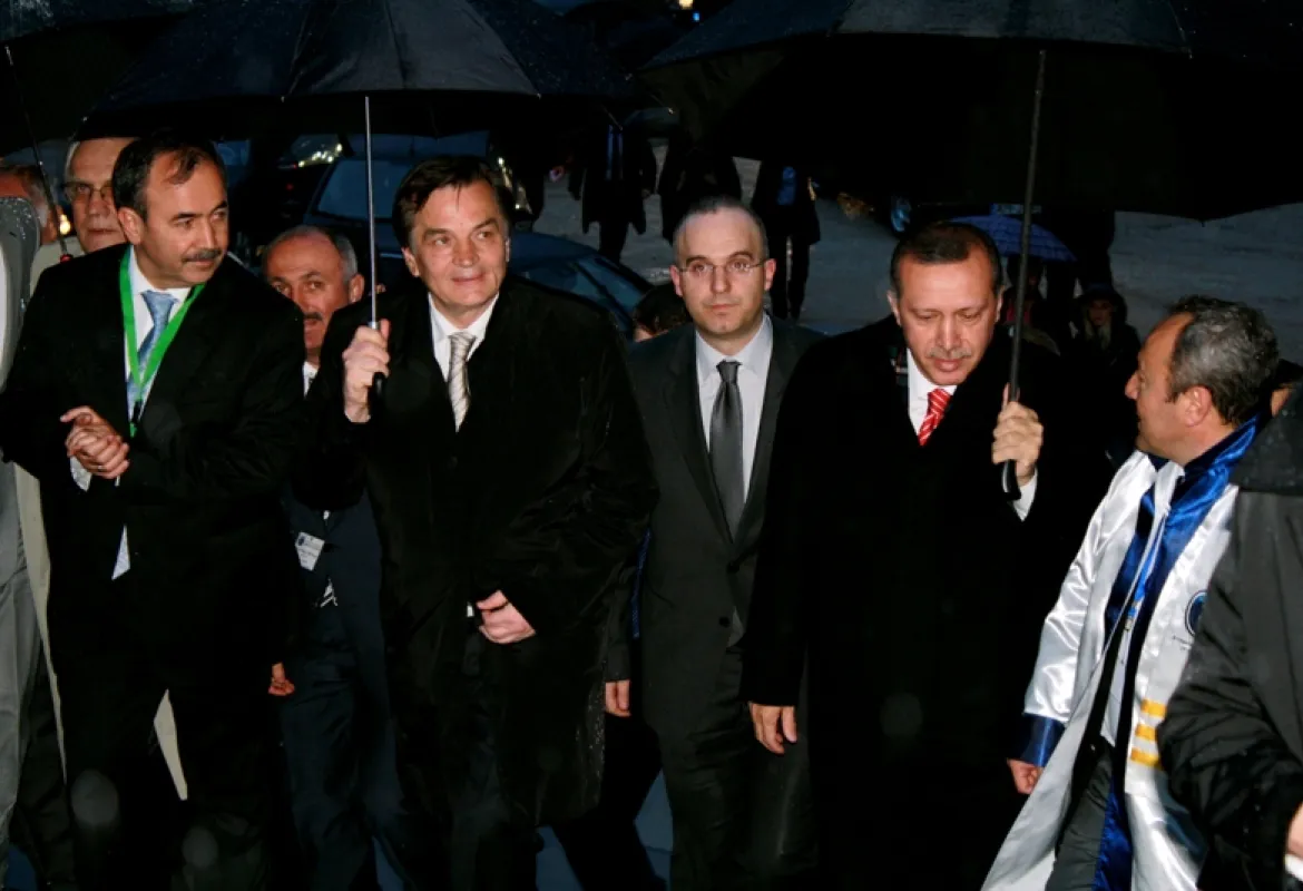 Turkish Prime Minister Erdoğan and BH Presidency Chairman Silajdžić attend Campus Opening Ceremony