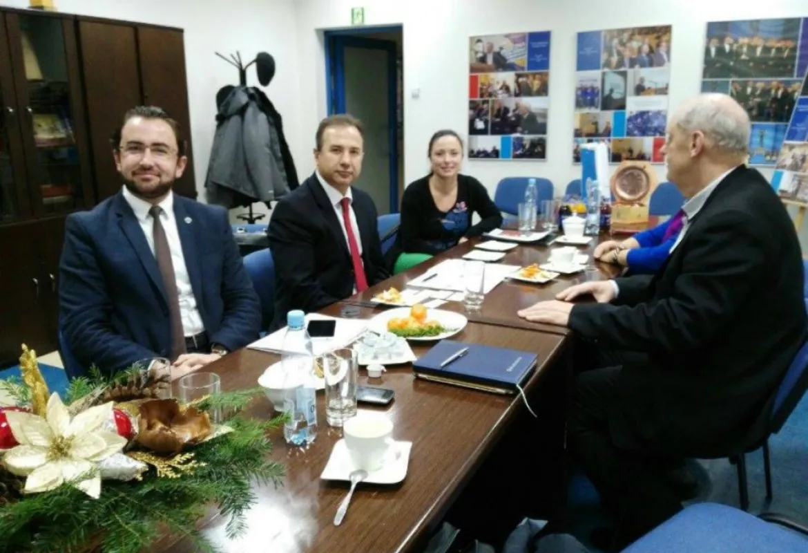 Assoc. Prof. Dr. Ali Gürsel and Assist. Prof. Dr. Muhamed Ali visited the University of Social Sciences in Poland