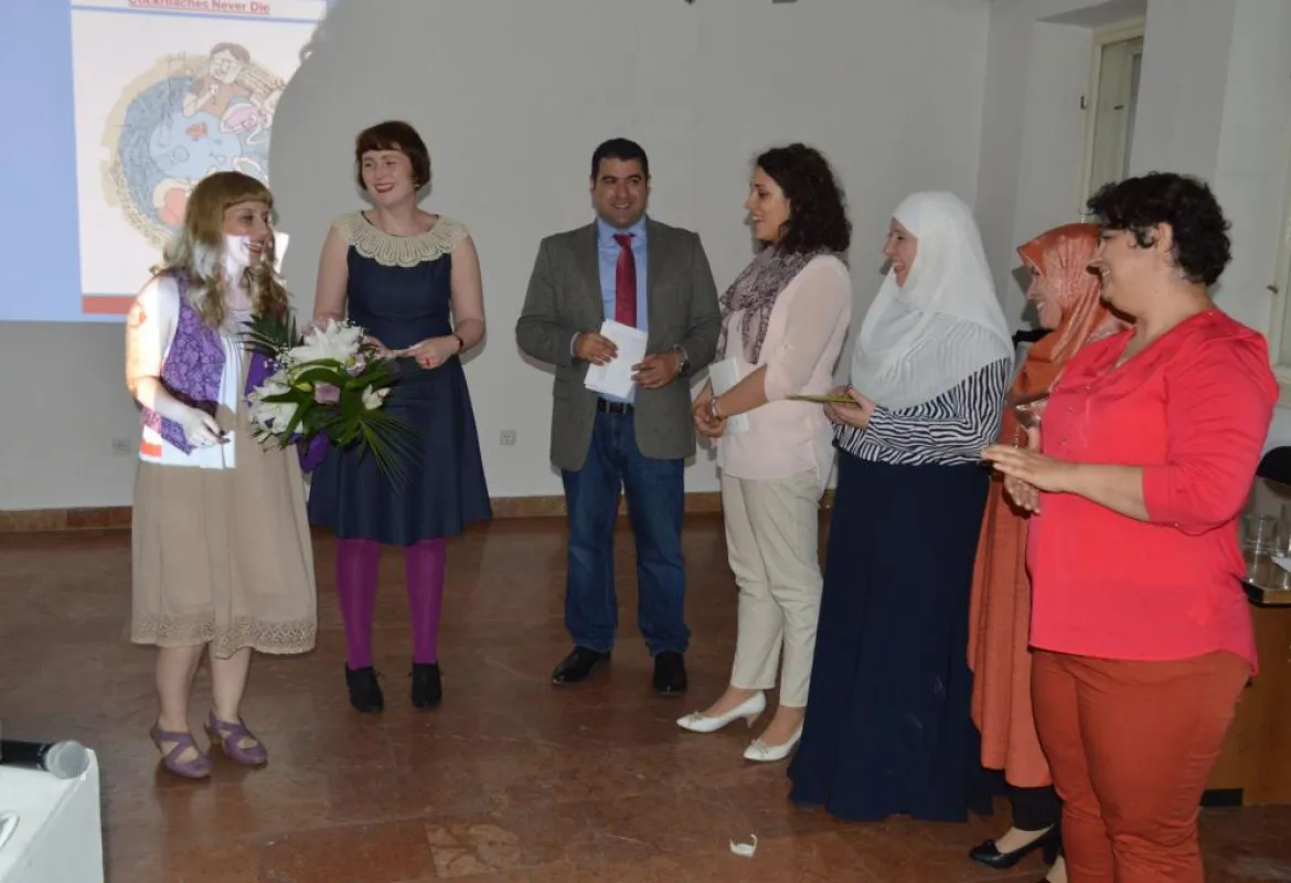 The ELIT masters students launched their book