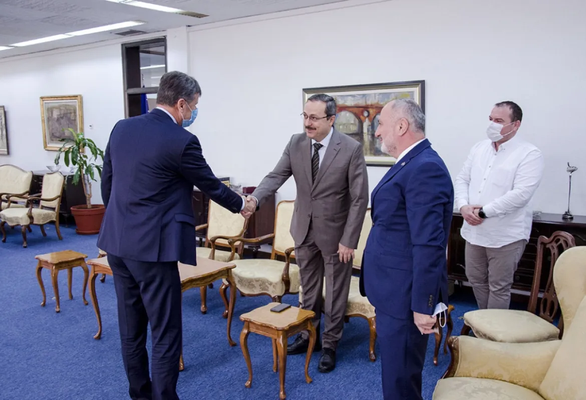 IUS Delegation Pays Visit to FBiH Prime Minister Mr. Fadil Novalić