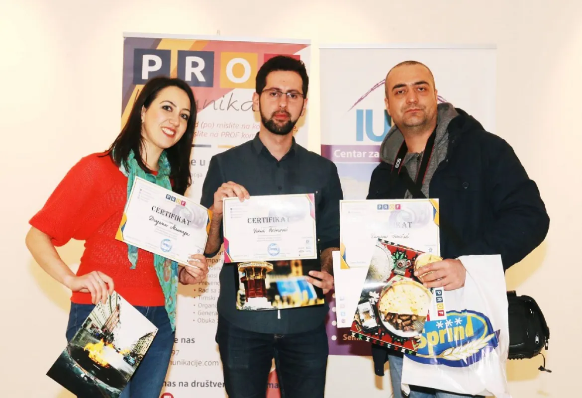 Vahid Bećirović Won First Prize in Weekend Photography Course at IUS 