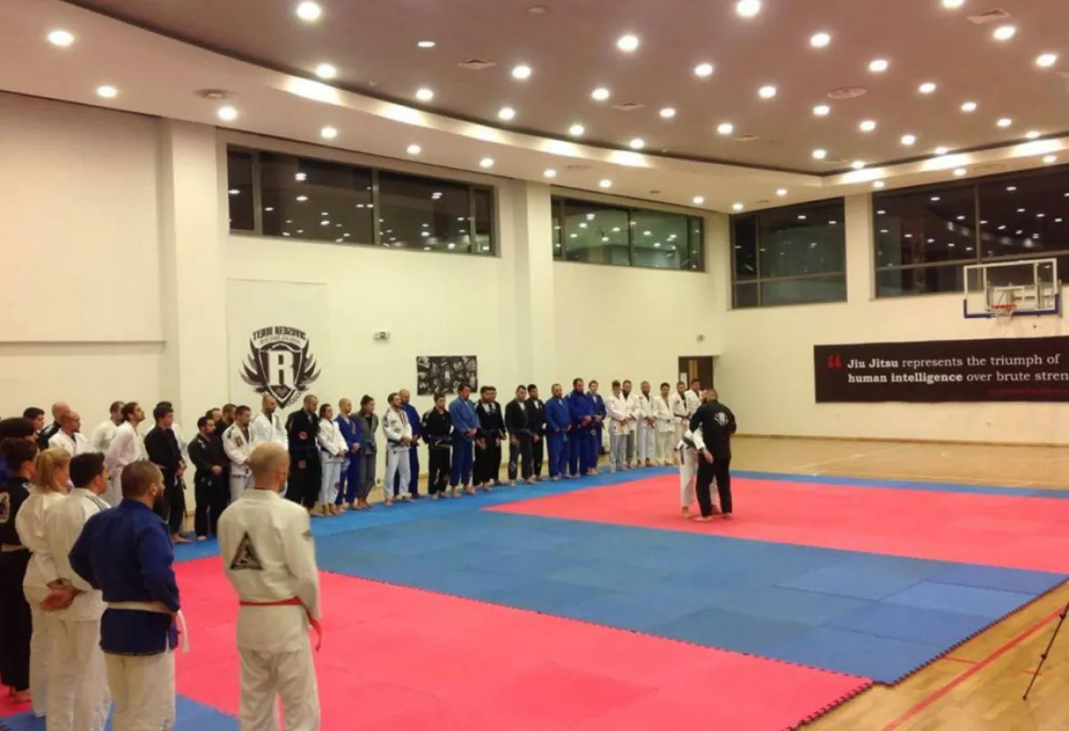 Adem Redžović and jiu-jitsu seminar held at IUS 