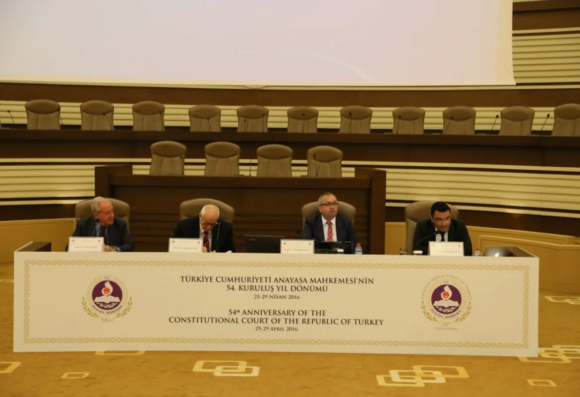 Assist. Prof. Dr. İsmail Köküsarı of the Faculty of Law participated in the conference held in honor of 54th Anniversary of founding of the Turkish Constitutional Court