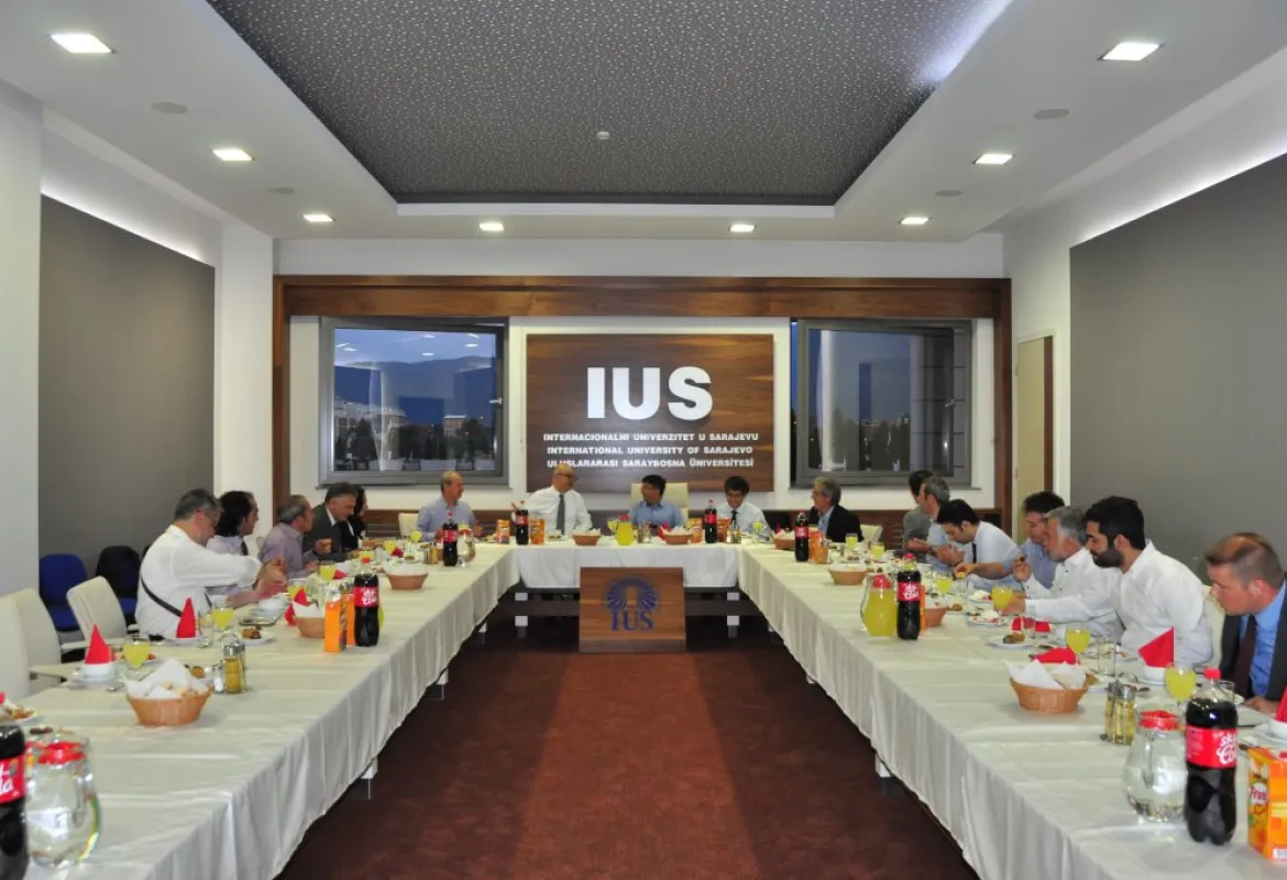 IUS organized an iftar for ambassador of the Republic of Turkey in BiH H.E. Cihad Erginay and Embassy administrative staff