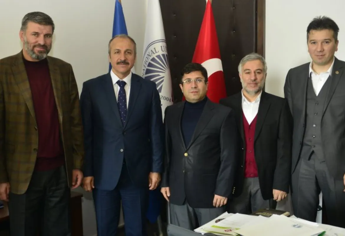 The rector of International Balkan University Prof. Dr. İsmail Kocayusufoğlu visited IUS