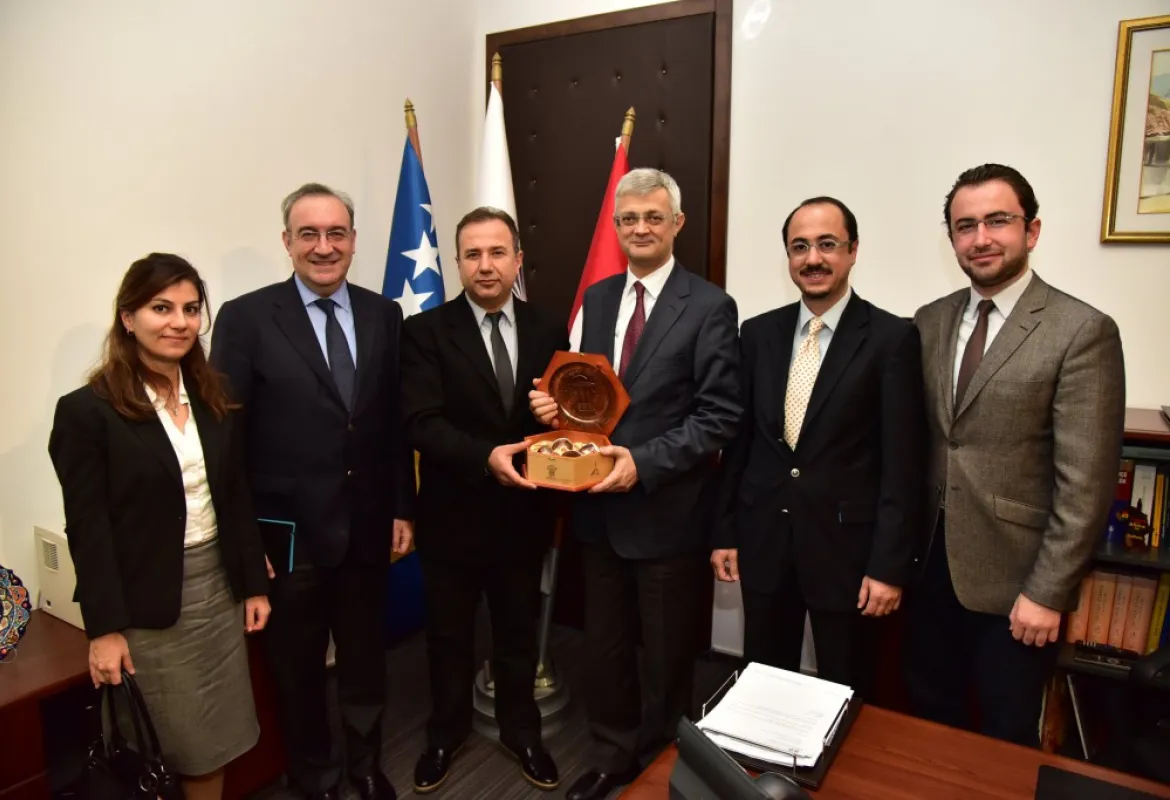 Ambassador of the Republic of Turkey H. E. Haldun Koç and Mr. Babür Hızlan visited IUS