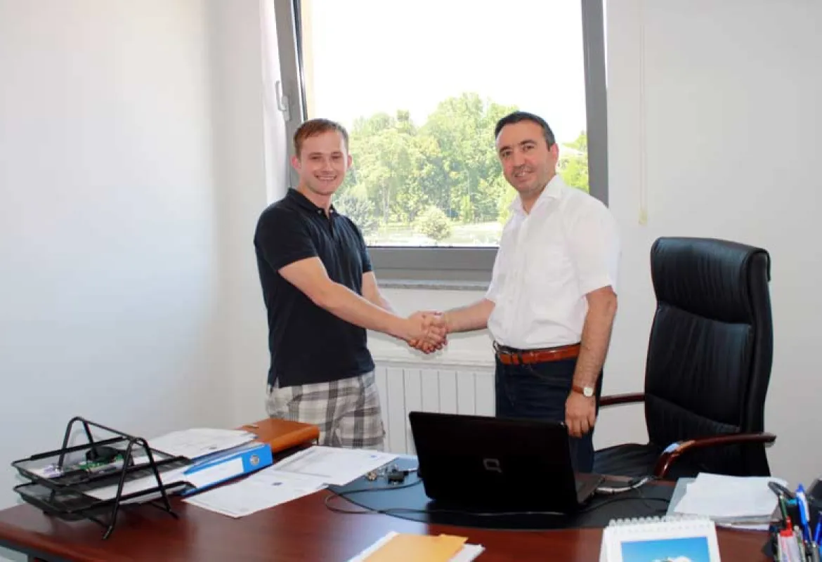 FENS graduating student Samir PRCANOVIC won DAAD scholarship in Germany