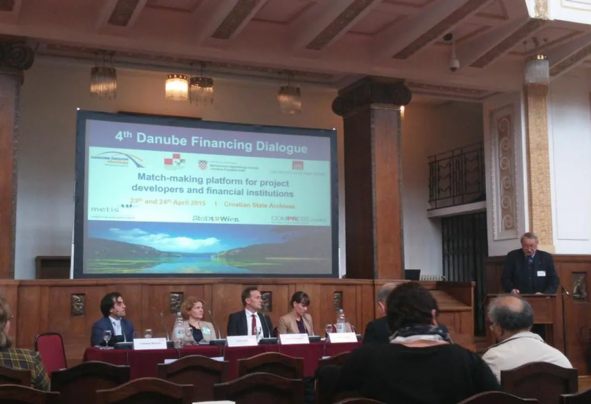 IUS Academicians Attend European Framework’s 4th Danube Financing Dialogue held in Zagreb