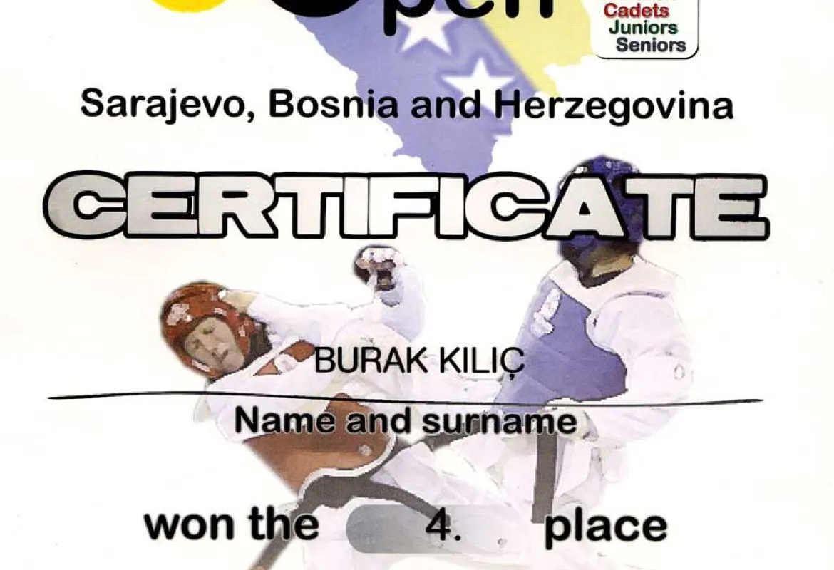 Student IUS-a osvojio 4. mjesto na Međunarodnom taekwondo prvenstvu