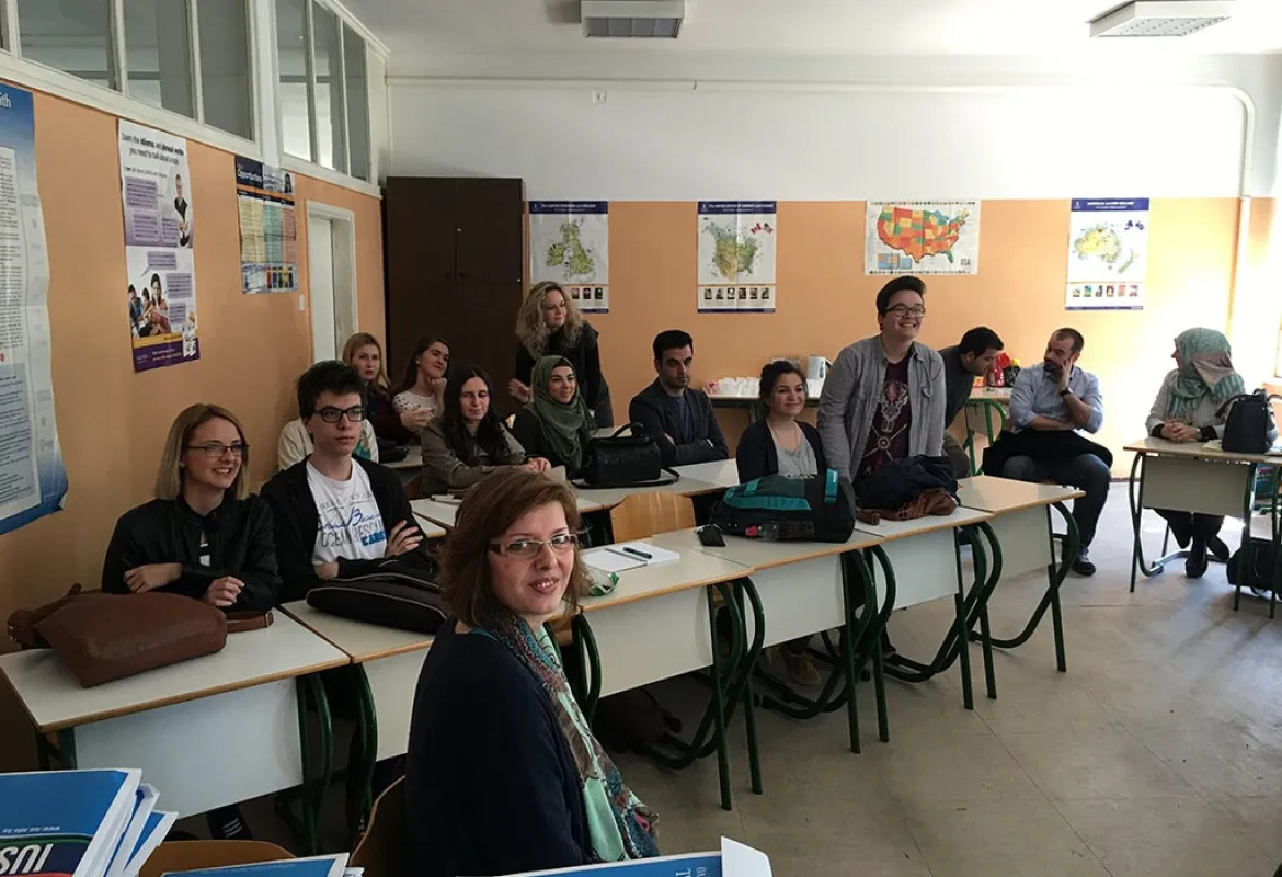 Representatives of ELIT program visited English Department of the University of Zenica