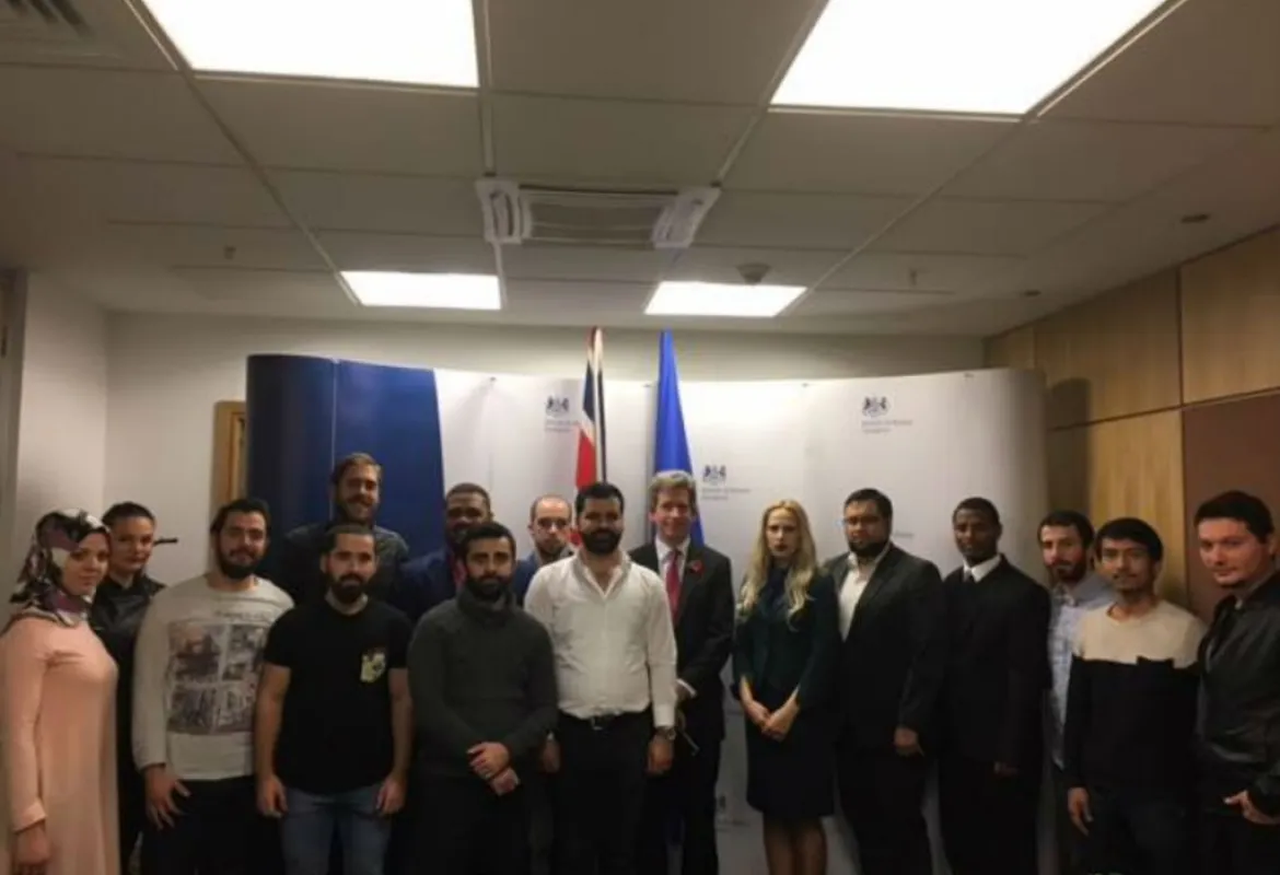 IR and SPS Students were welcomed by HE Edward Ferguson