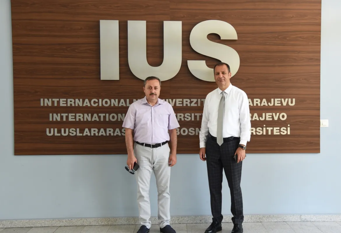 The Education Counsellor of the Embassy of the Republic of Turkey to Bosnia and Herzegovina Mr. Salim Donat visits IUS