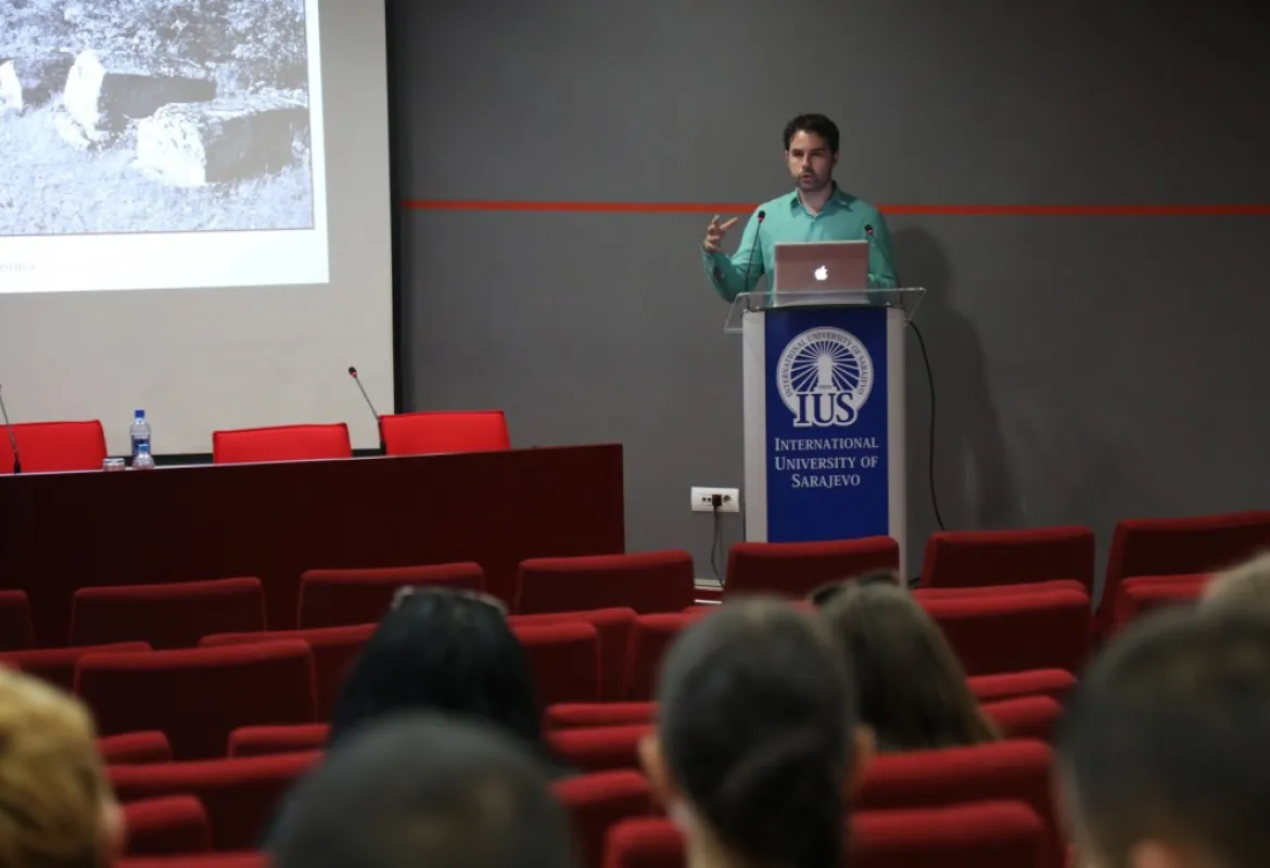 Dr. Gorčin Dizdar Held Lecture about Standing Stones (Stećaks)