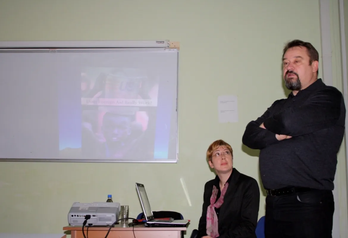 Mr. Zlatko Hurtić holds lecture at IUS
