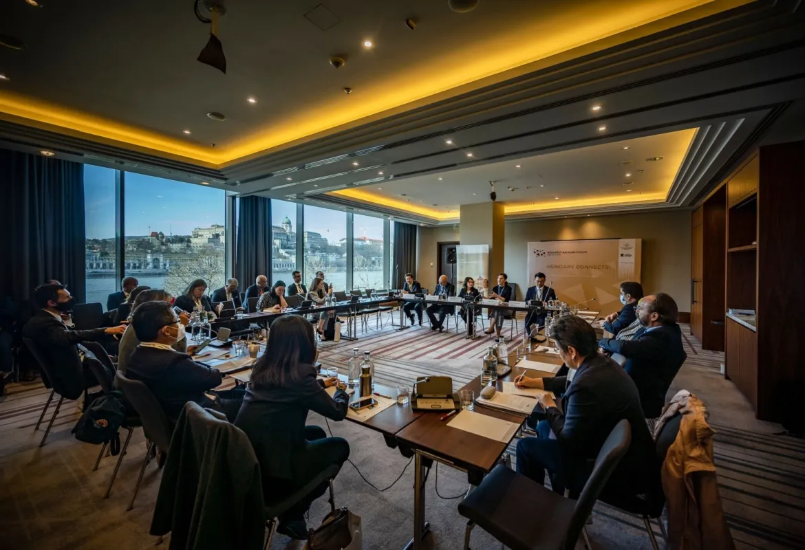 IUS representatives at the Budapest Balkans Forum