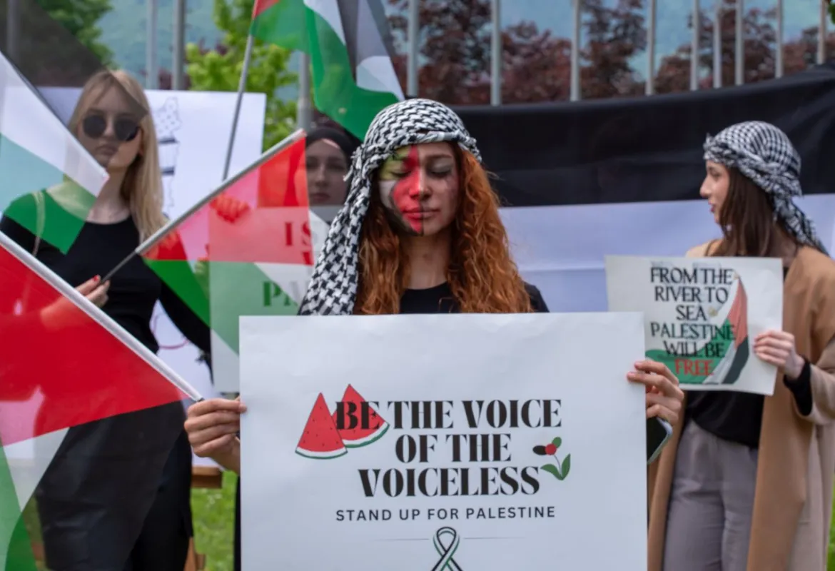  “Stand up for Palestine”: IUS Students and Staff Unite in Support of Palestine