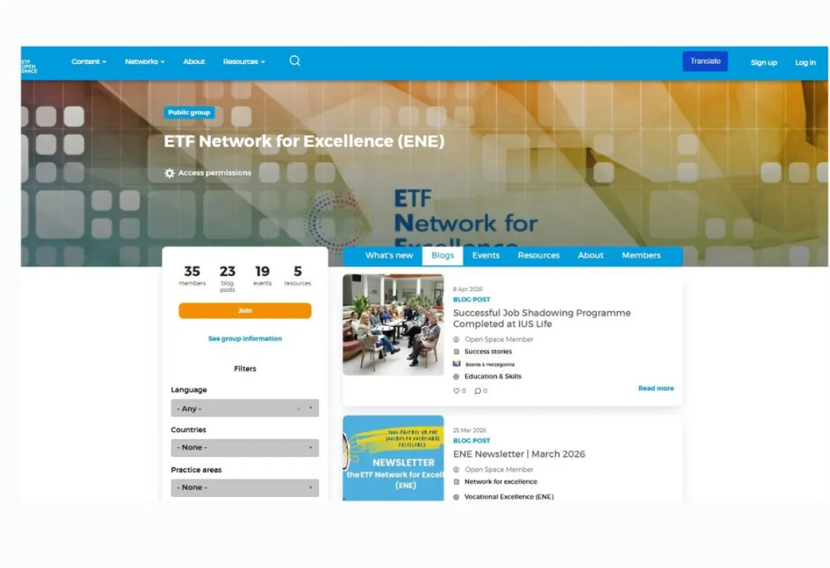 IUS Lifelong Learning Joins the European Training Foundation (ETF) Network