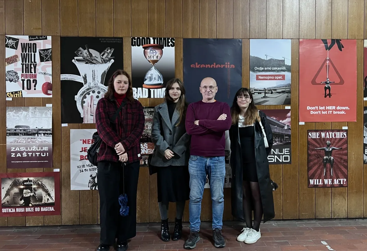 VACD Students Present Exhibition on Skenderija 