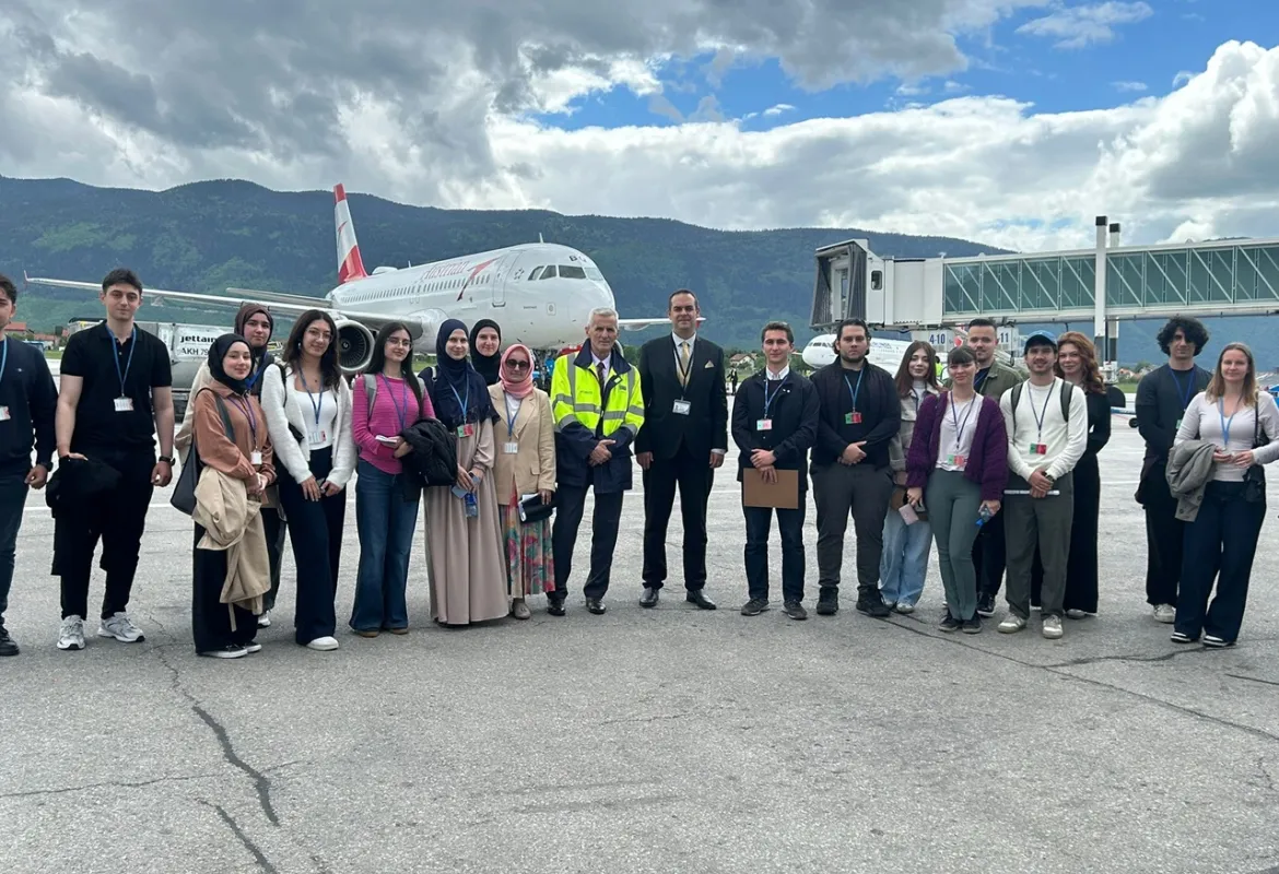 IUS FBA Students Visit Sarajevo International Airport 