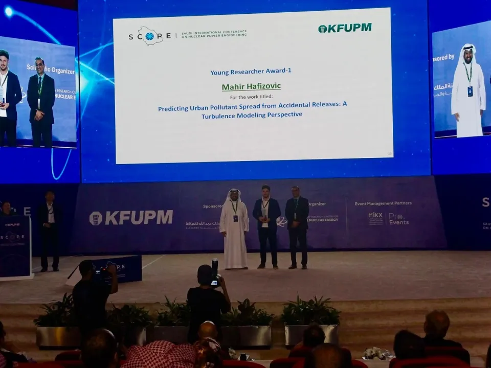 IUS Researcher Mahir Hafizović Wins Young Researcher Award 