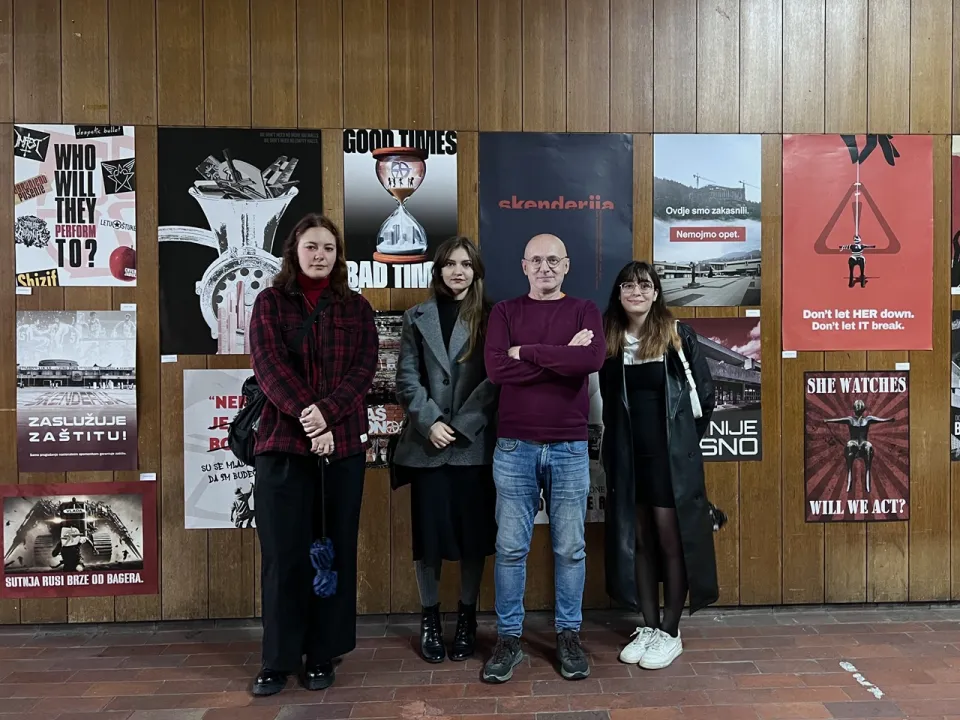 VACD Students Present Exhibition on Skenderija 