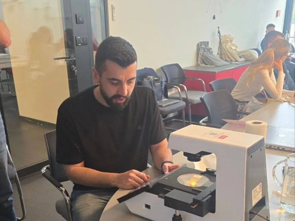 GBE Teaching Assistant Abas Sezer Attends Advanced Cell Imaging Workshop 