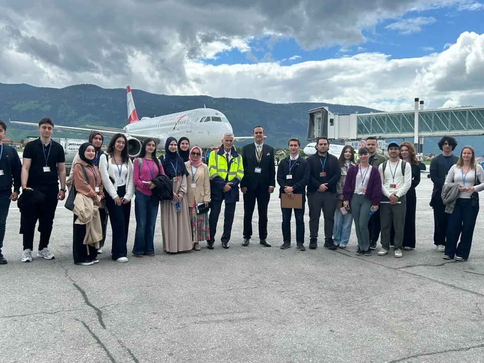 IUS FBA Students Visit Sarajevo International Airport 