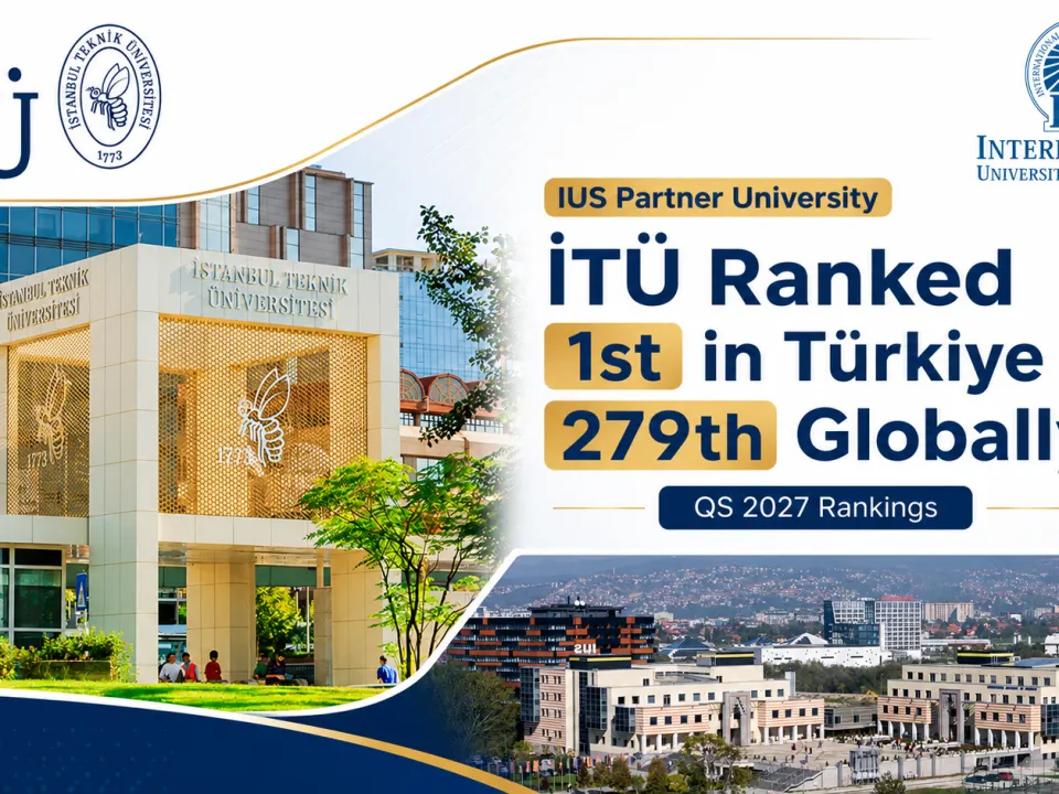 IUS Partner University İTÜ Ranked 1st in Türkiye