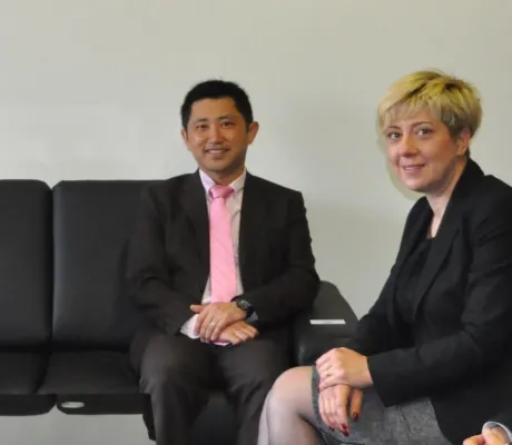 Japanese Delegation visited IUS