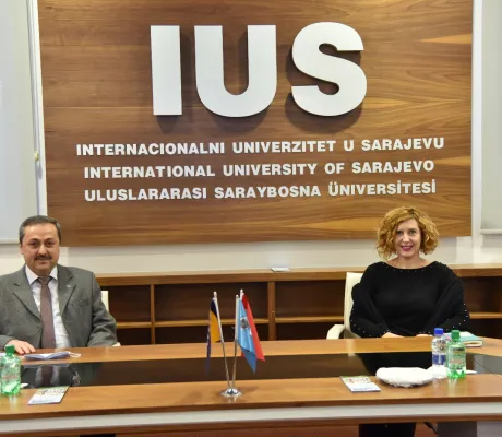 The Minister of Education, Science and Youth of Sarajevo Canton visits IUS