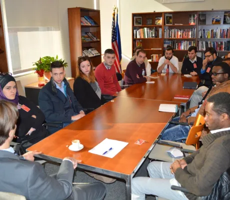 IUS Students Visit US Embassy