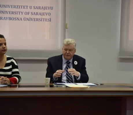 Prof. Dr. David Pettigrew held a lecture at IUS