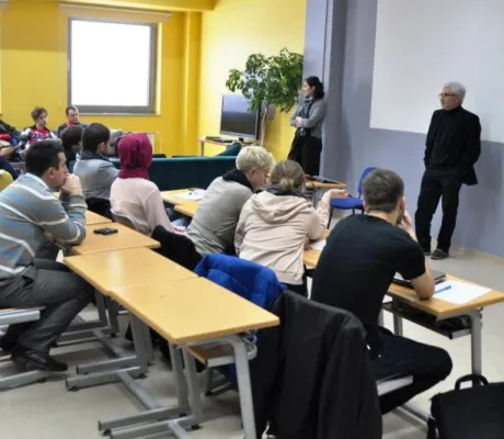 Prof. Hasan Öztürk visited IUS