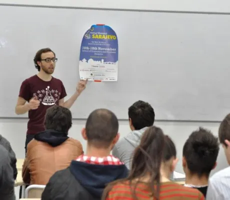 Organizatori Startup Weekend Sarajevo na IUS-u