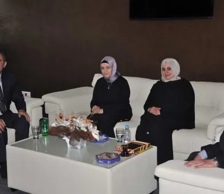 Boşnak - Türk Öğrenci Derneğinden Rektörlüğe ziyaret