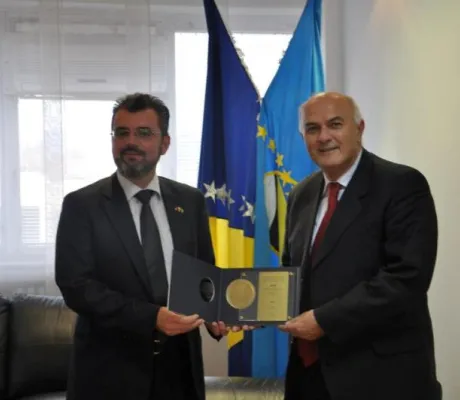 IUS Rector Prof. Dr. Çınar visited Tuzla