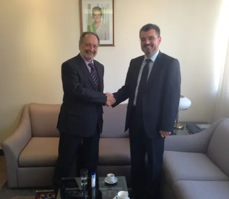 IUS Rector visited the Ambassador of Brazil H.E. Mr. Jose A. Lindgren Alves