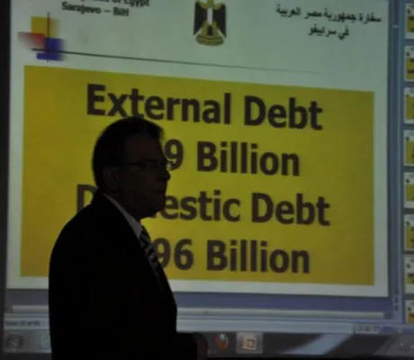 A lecture given by HE Mr. Karim Omar Sharaf entitled "Egyptian diplomacy and post revolutionary Egypt"