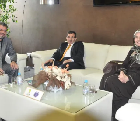 Mr. Idris Güllüce, a Member of the Parlament in the Istanbul Assembly visited IUS