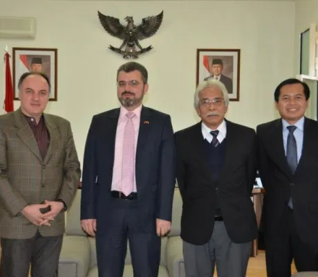 IUS Rector visited the ambassador of Indonesia