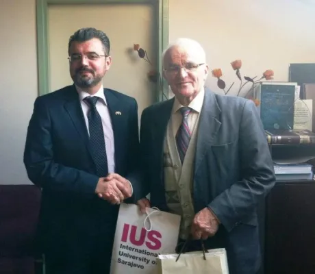 Rektor IUS-a posjetio medresu "Osman ef. Redžović"