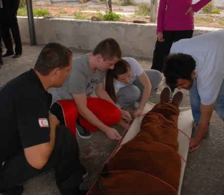 IUS students participated in training rescue from natural disasters in Cyprus