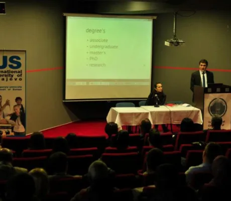 A presentation of the Government of Republic of Turkey on foreign student scholarships program was held at IUS 