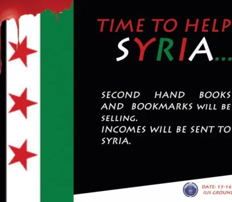 IUS'ta Suriye'ye Yardım Kampanyası