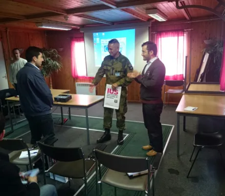 IUS students visited Butmir NATO base