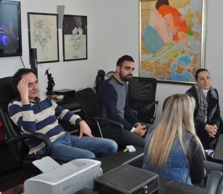 Business visit to FACE TV