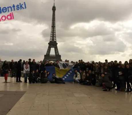 Student visit to Paris