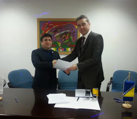 Cooperation Agreement signed between IUS and Chamber of Economy the FBiH