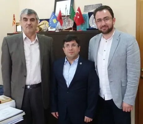 IUS Rector and Vice-Rector visited Macedonia